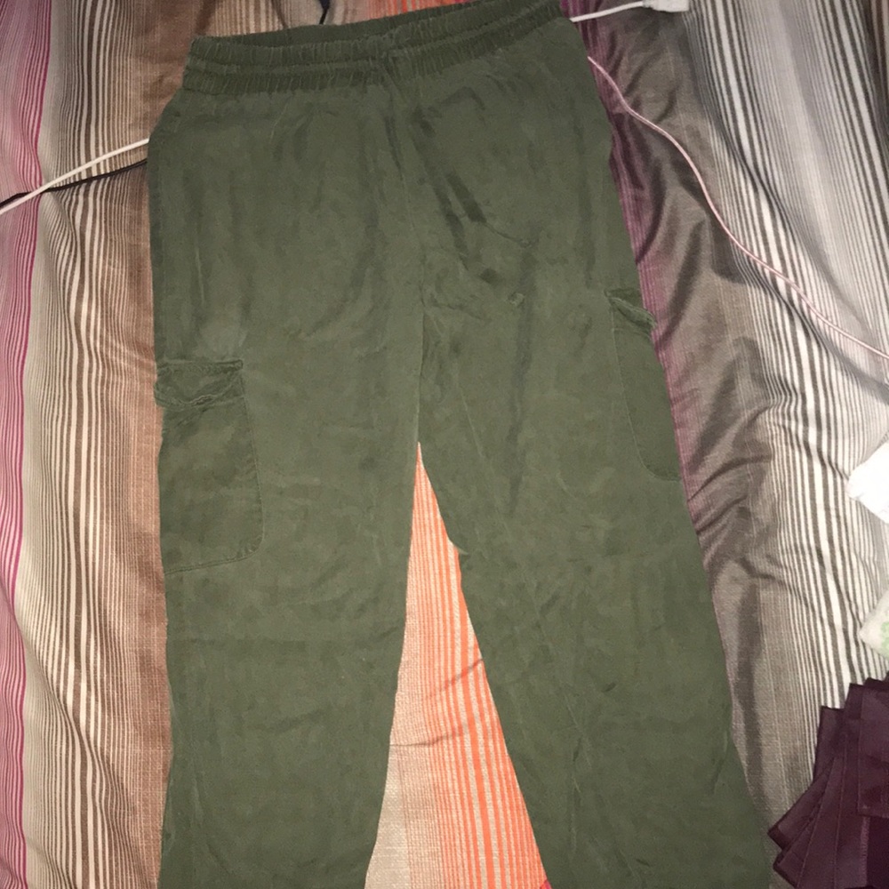 Green pants